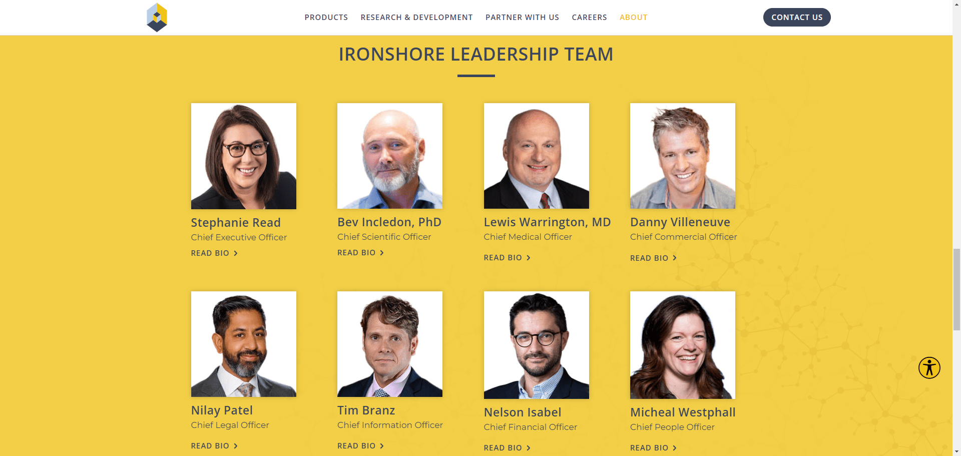 pharma leadership page