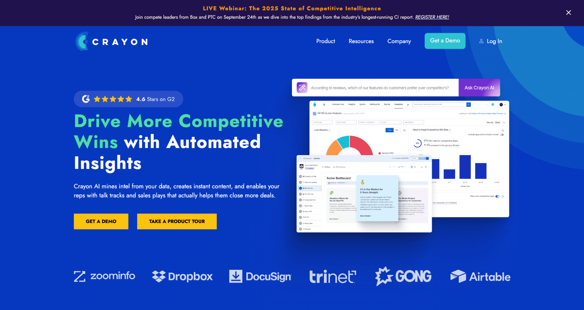 Crayon homepage