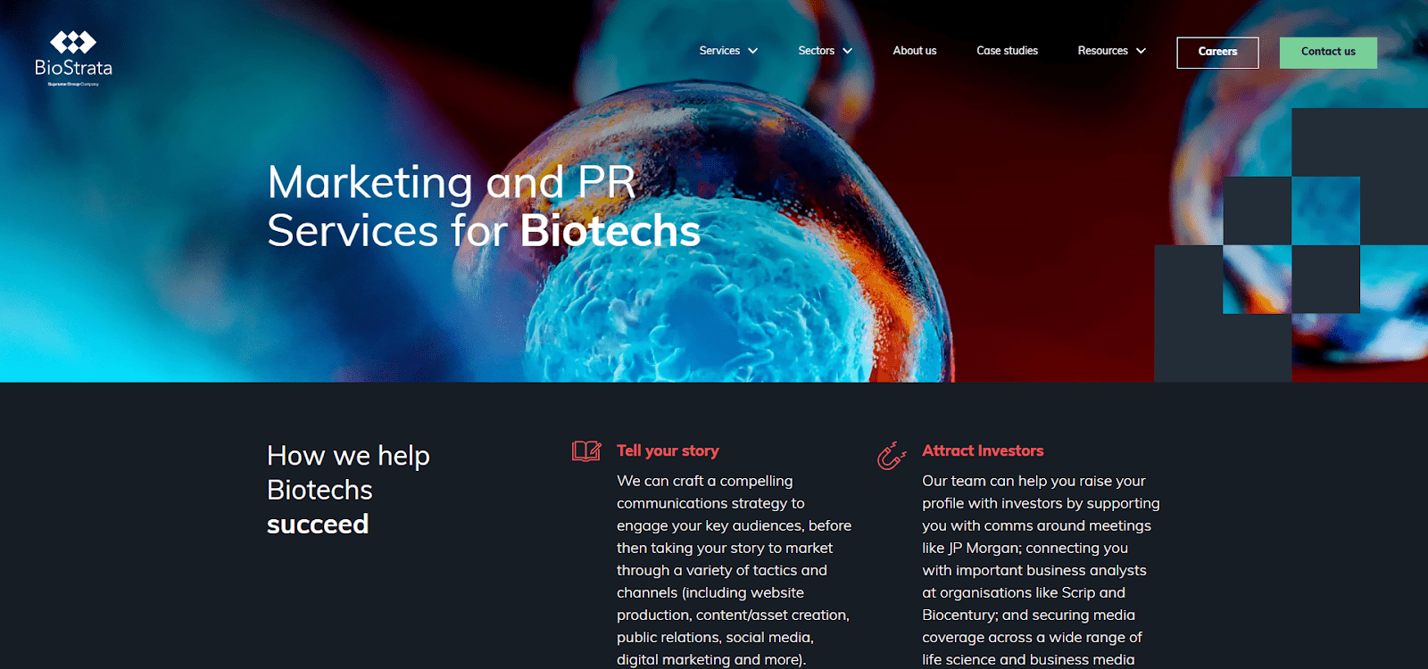 BioStrata homepage